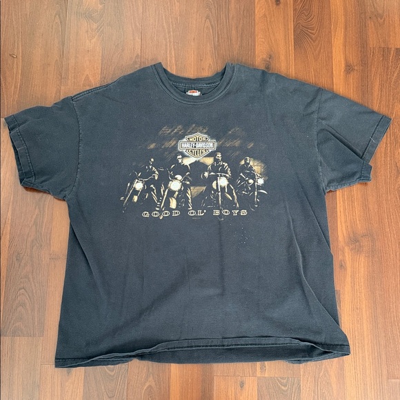 Harley-Davidson Other - Vintage Y2K Harley-Davidson Dark Gray 'Good Ol' Boys' Tee